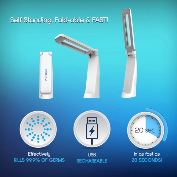 PhoneSpa Phone & Accessory Sanitizer Portable UV-C Wand - Picture 6 of 6